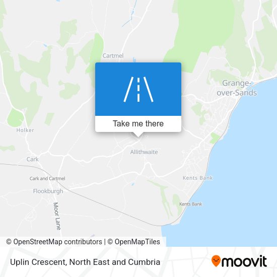 Uplin Crescent map
