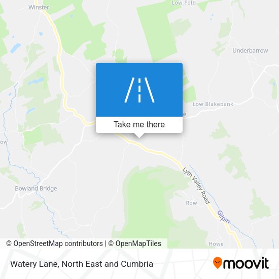 Watery Lane map