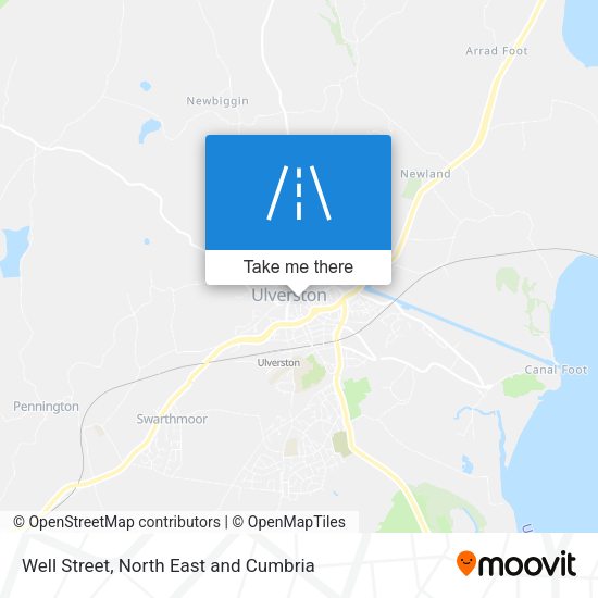 Well Street map