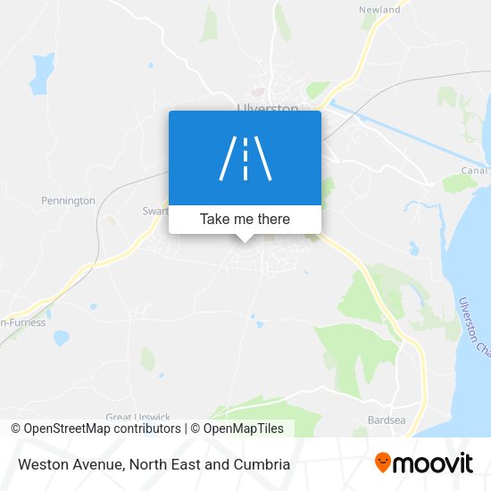Weston Avenue map