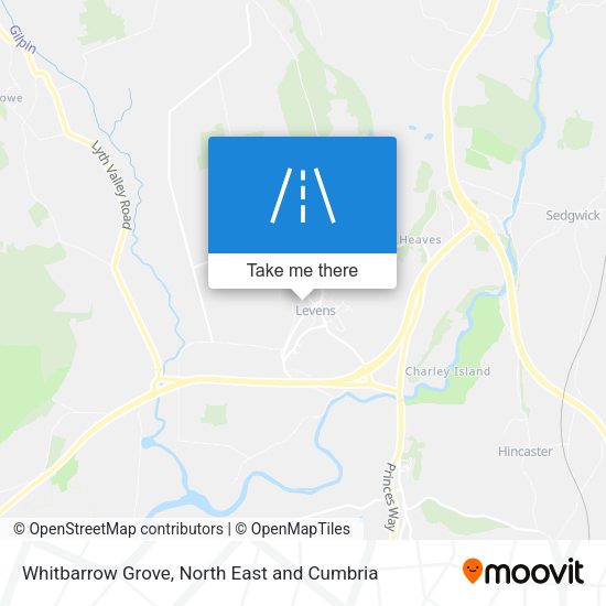 Whitbarrow Grove map