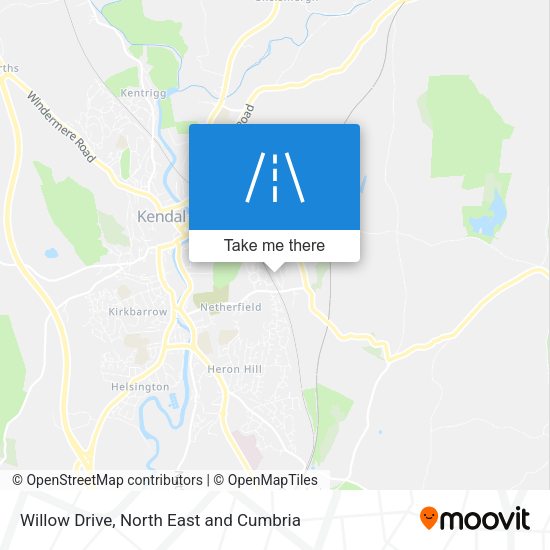 Willow Drive map