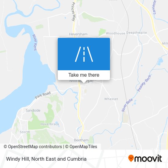 Windy Hill map