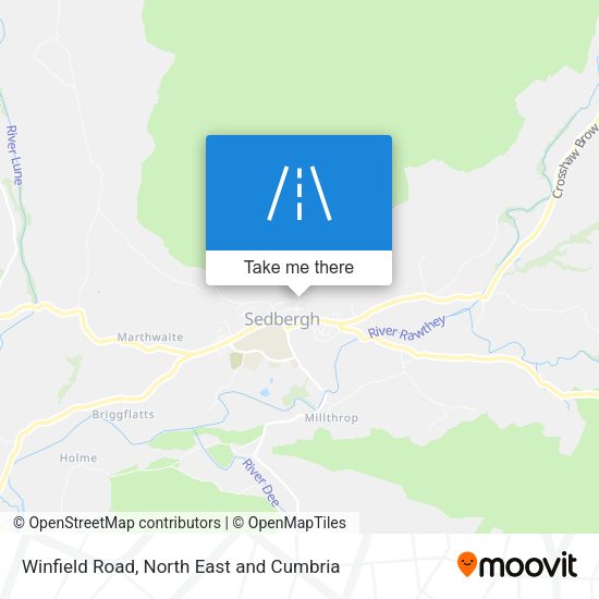 Winfield Road map