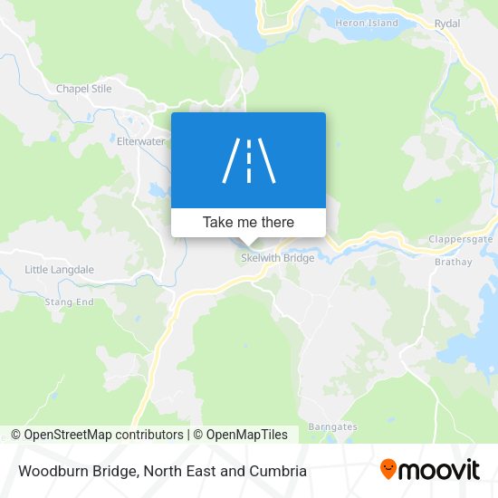 Woodburn Bridge map