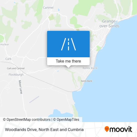 Woodlands Drive map