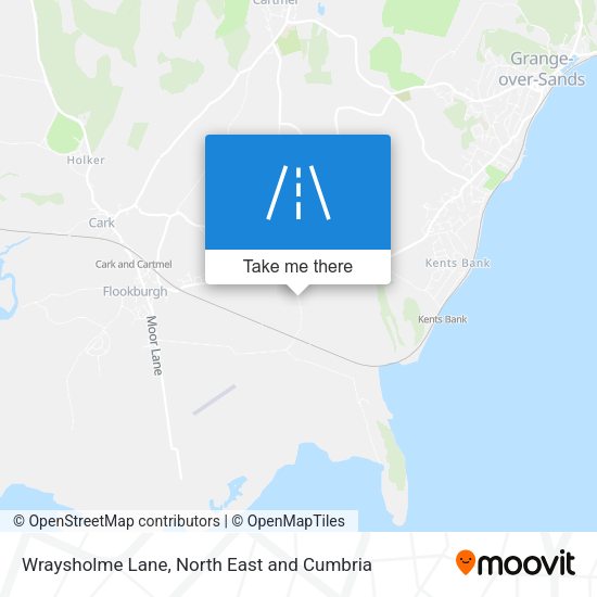 Wraysholme Lane map