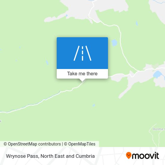 Wrynose Pass map