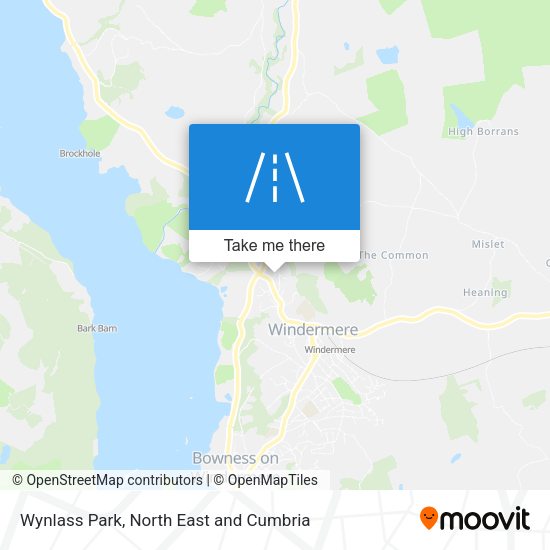 Wynlass Park map