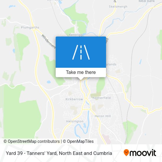 Yard 39 - Tanners' Yard map