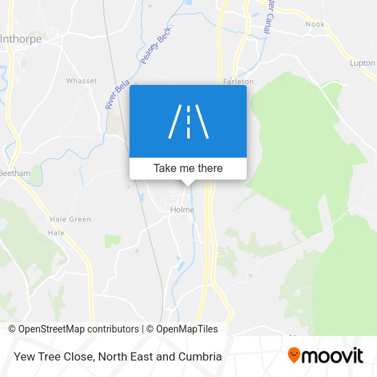 Yew Tree Close map