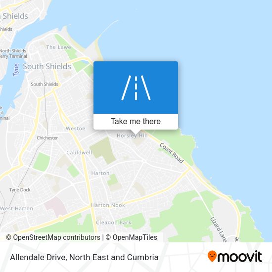 Allendale Drive map