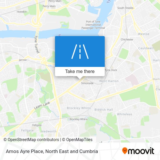 Amos Ayre Place map
