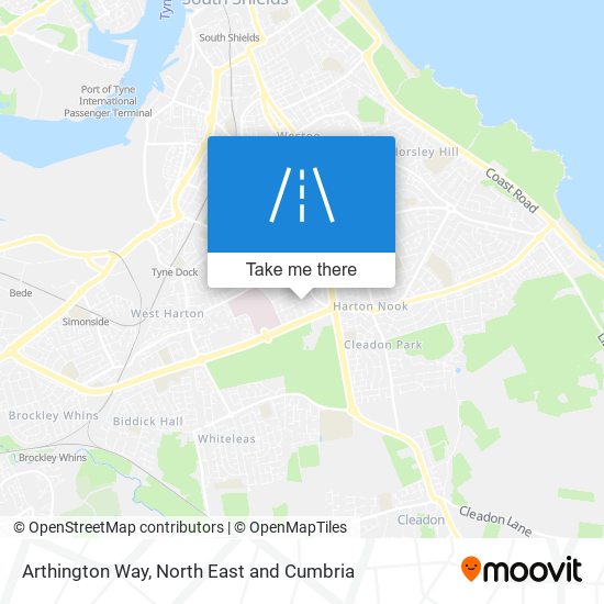 Arthington Way map