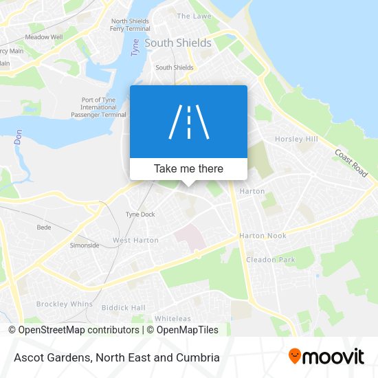 Ascot Gardens map