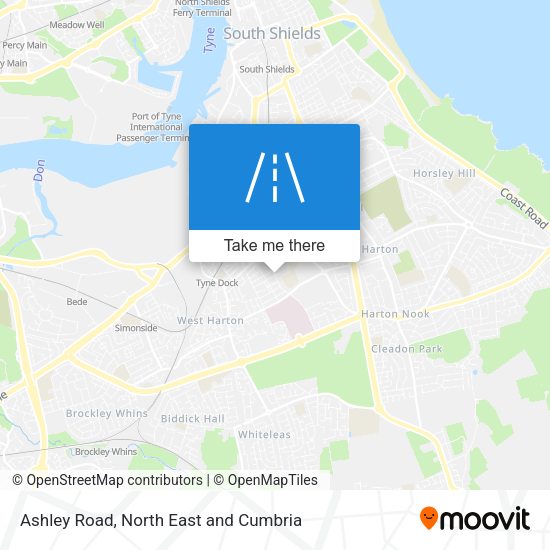 Ashley Road map