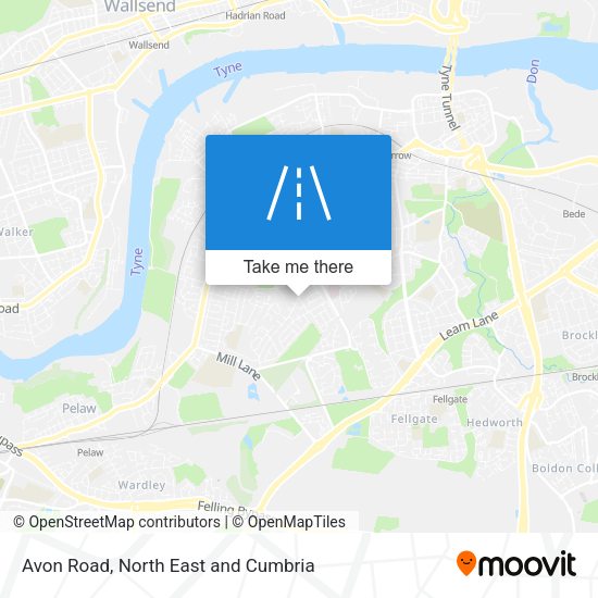 Avon Road map