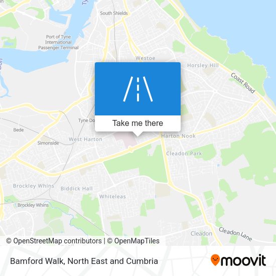 Bamford Walk map