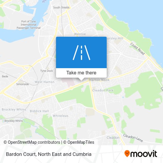Bardon Court map