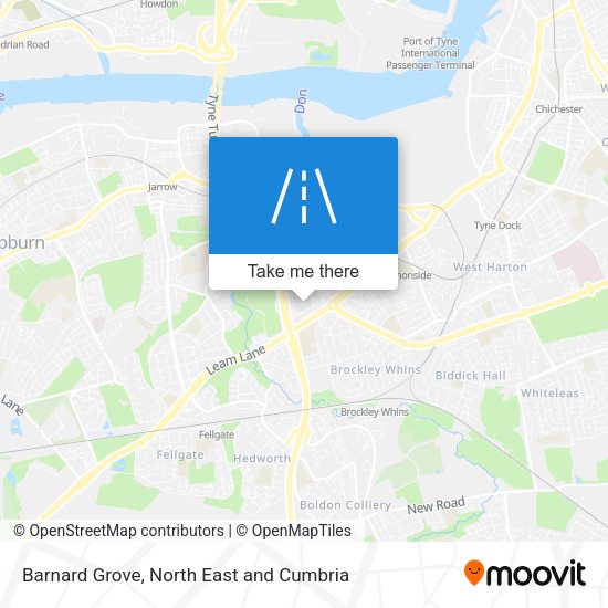 Barnard Grove map