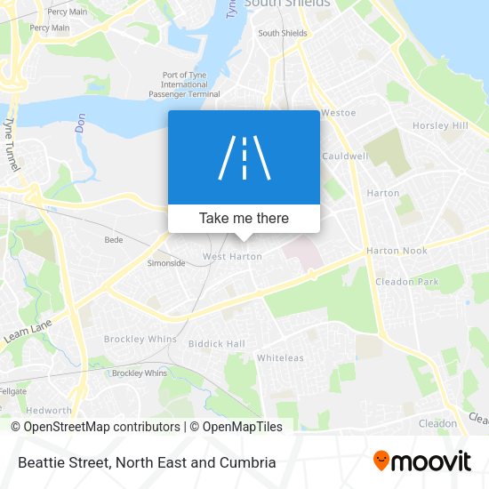 Beattie Street map