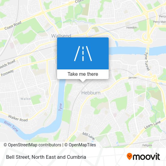 Bell Street map