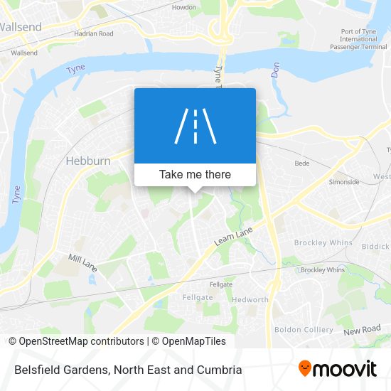 Belsfield Gardens map