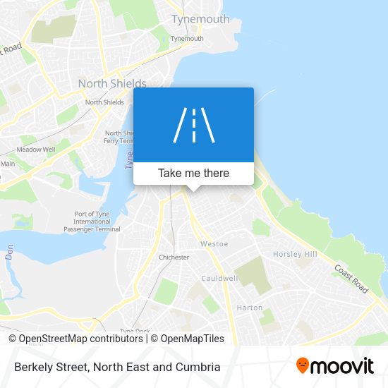 Berkely Street map