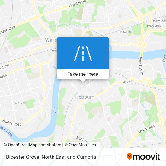 Bicester Grove map