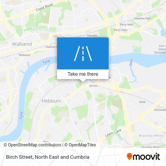 Birch Street map