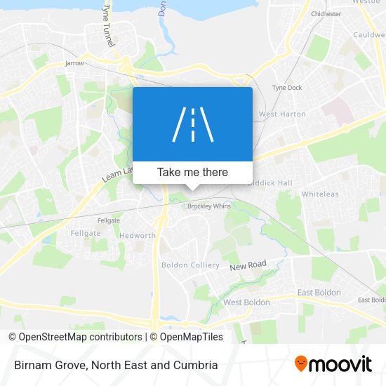 Birnam Grove map