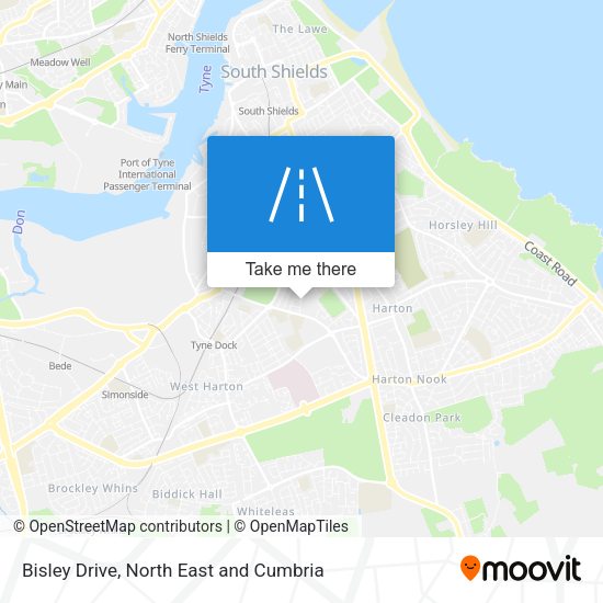 Bisley Drive map