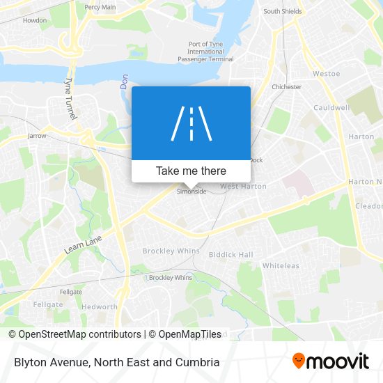 Blyton Avenue map