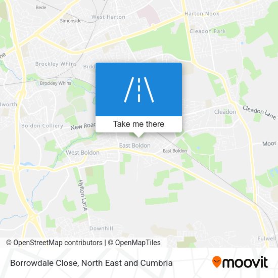 Borrowdale Close map