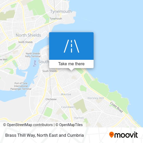 Brass Thill Way map