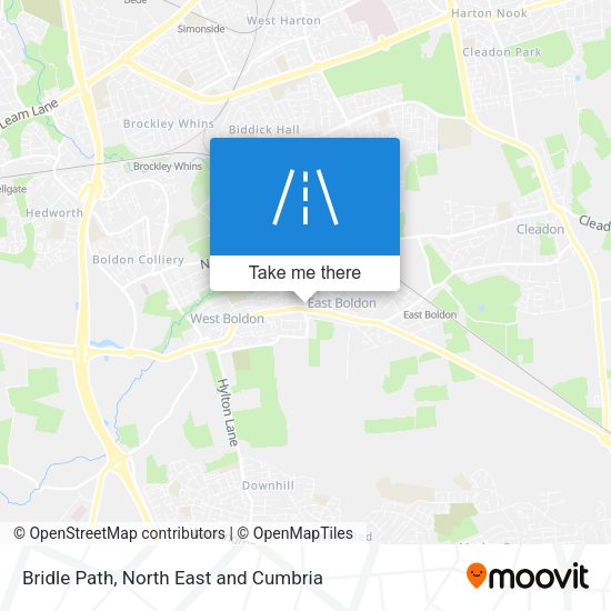 Bridle Path map
