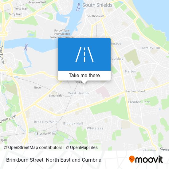 Brinkburn Street map
