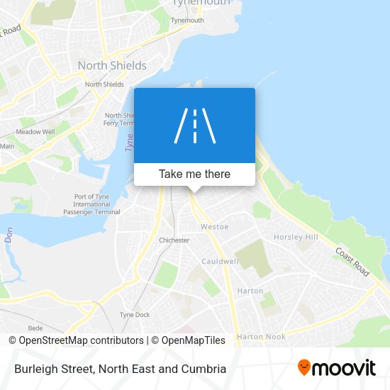 Burleigh Street map