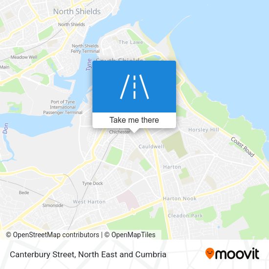 Canterbury Street map