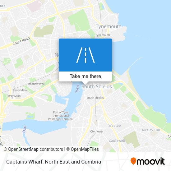 Captains Wharf map