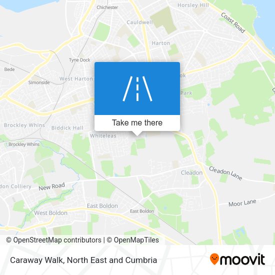 Caraway Walk map