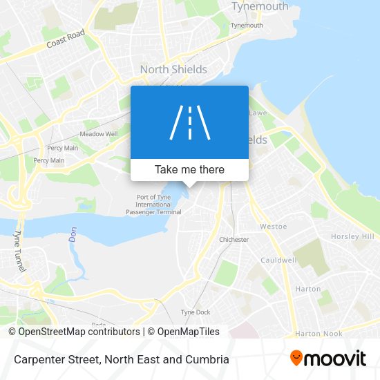 Carpenter Street map