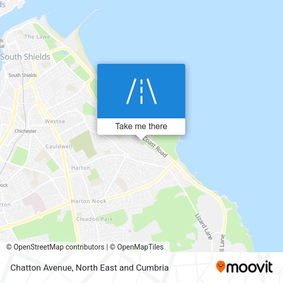 Chatton Avenue map