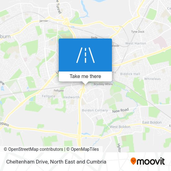 Cheltenham Drive map