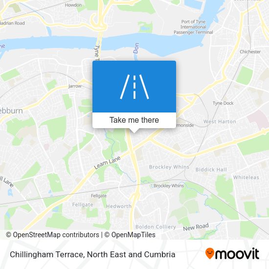 Chillingham Terrace map