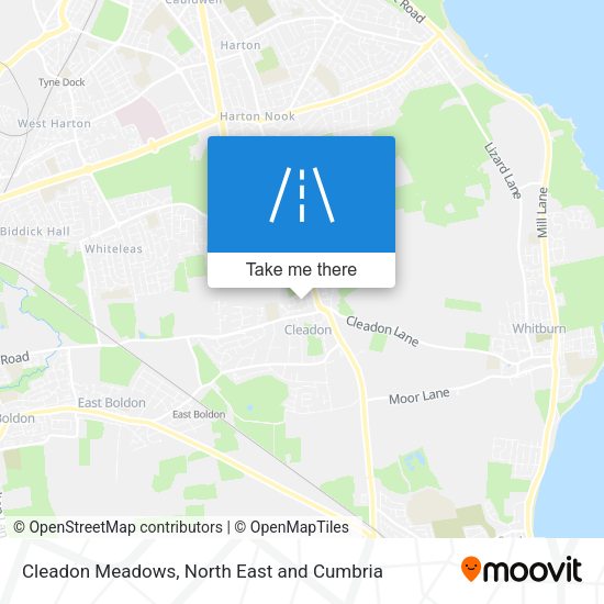 Cleadon Meadows map