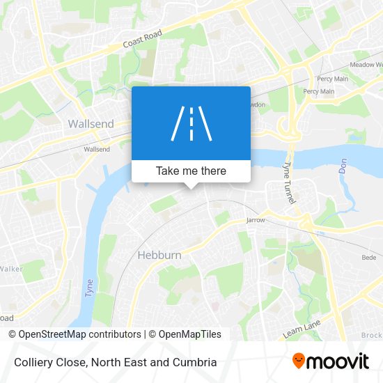 Colliery Close map