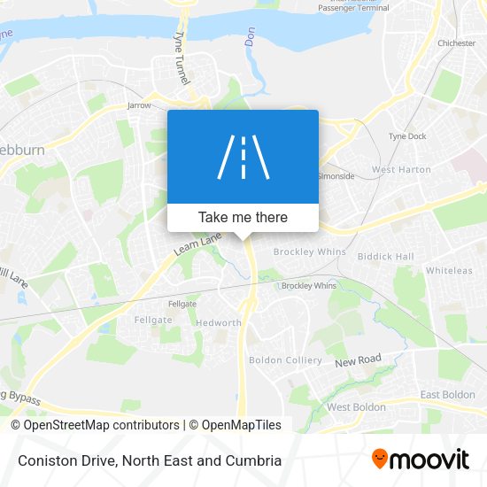 Coniston Drive map