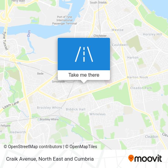 Craik Avenue map