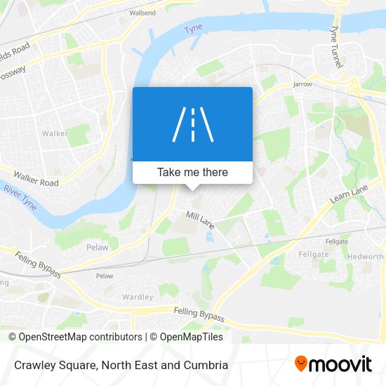 Crawley Square map